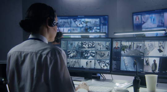 Video Monitoring And Active Deterrence Illustration
